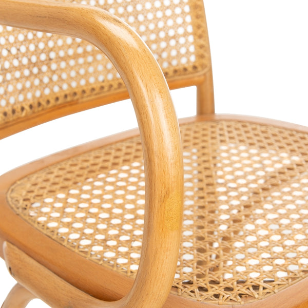Keiko Cane Dining Chair English Elm