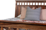 Porter Designs Kalispell Solid Sheesham Wood Queen Natural Bed Natural 04-116-14-PD102H-KIT