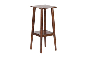 Porter Designs Portola Solid Acacia Wood Transitional End Table Brown 09-108-07-1111