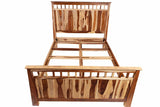 Porter Designs Kalispell Solid Sheesham Wood Queen Natural Bed Natural 04-116-14-PDU102-KIT