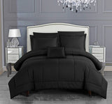 Jordyn Black King 8pc Comforter Set