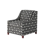 Fusion 552-C Transitional Accent Chair 552-C Bindi Pepper Accent Chair