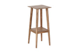 Porter Designs Portola Solid Acacia Wood Transitional End Table Natural 09-108-07-1012