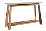 Porter Designs Kalispell Solid Sheesham Wood Natural Console Table Natural 05-116-10-PDU125