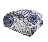 Versailles Reversible Purple Queen 9pc Comforter Set