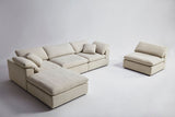 VIG Furniture Divani Casa Kramer - Modern Modular Cream Fabric Sectional Sofa VGMBMB-1833-CRM