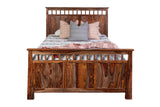 Porter Designs Kalispell Solid Sheesham Wood Queen Natural Bed Natural 04-116-14-PD102H-KIT