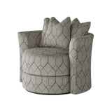 Southern Motion Wild Child  109 Transitional Scatter Pillow Back Swivel Chair 109 377-17