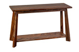 Porter Designs Kalispell Solid Sheesham Wood Natural Console Table Natural 05-116-10-PDU125H