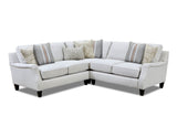 Fusion 7002 Transitional Sectional 7002 21L, 15, 21R Charlotte Parchment Sectional
