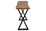 Porter Designs Manzanita Live Edge Solid Acacia Wood Natural Console Table Natural 05-196-10-5810X-KIT