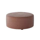 Fusion 140-C Transitional Cocktail Ottoman 140-C Bella Rosewood 39" Round Cocktail Ottoman