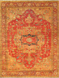 Serapi Collection Hand-Knotted Wool Area Rug