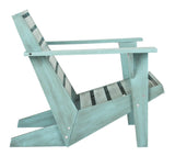 Safavieh Lanty Adirondack Chair Oriental Blue Acacia Wood PAT6746C 889048328945