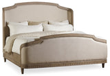 Hooker Furniture Corsica Traditional-Formal California King Upholstery Shelter Bed in Acacia Solids and Veneers 5180-90860