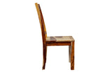 Porter Designs Kalispell Solid Sheesham Wood Natural Dining Chair Natural 07-116-02-PDU106-1