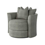 Wild Child 109 Transitional Scatter Pillow Back Swivel Chair