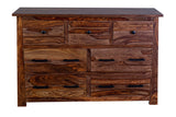 Porter Designs Kalispell Solid Sheesham Wood Natural Dresser Natural 07-116-06-PDU105H