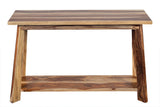 Porter Designs Kalispell Solid Sheesham Wood Natural Console Table Natural 05-116-10-PDU125