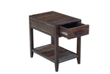 Porter Designs Fall River Solid Sheesham Wood Contemporary End Table Natural 10-117-01-4496