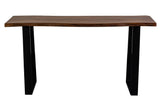 Porter Designs Manzanita Live Edge Solid Acacia Wood Natural Console Table Brown 05-196-10-5840T-KIT