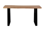 Porter Designs Manzanita Live Edge Solid Acacia Wood Natural Console Table Natural 05-196-10-5810T-KIT