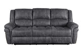 Porter Designs Socorro Contemporary Reclining Sofa Gray 03-180C-01-7625