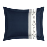 Katrin Navy Queen 20pc Comforter Set