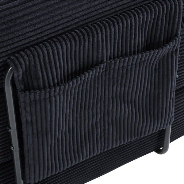 English Elm United We Win Convertible Folding Sofa Bed - Plush Corduroy, Memory Foam Comfort For Any Room! W1568S00248-GIGA