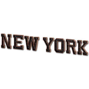 Mercana Archera "New York" Metal Battery Powered LED Sign 44237