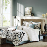 Madison Park Matilda Transitional 7 Piece Comforter Set MP10-510 Blue