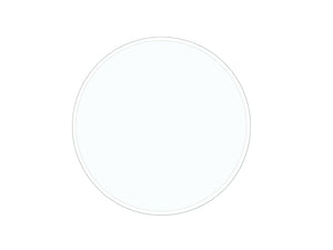 Lexington 54 Inch Round Tempered Glass Table Top with Beveled Edge for Dining Rooms 001-054GT