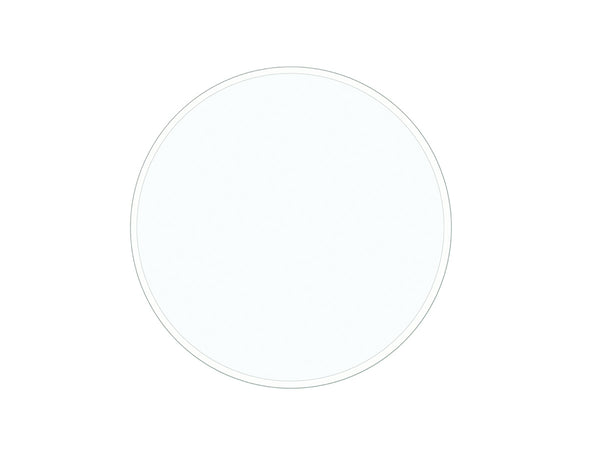 Lexington 54 Inch Round Tempered Glass Table Top with Beveled Edge for Dining Rooms 001-054GT