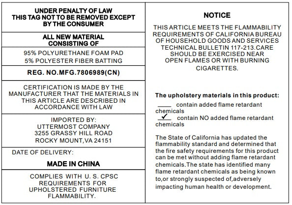 Uttermost Halston Upholstered Bench - Chic Off-white Seat With Matte Black Frame & Brass Accents Black,White Iron,Mdf,Foam,Fabric 23925