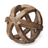 Tibik 8L x 8W Natural Wooden Orb