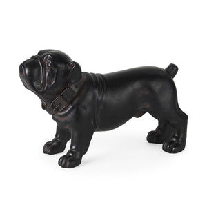 Mercana Rocky Modern Boxer Dog Sculpture – Sleek Resin Accent for Home Decor, Perfect for Any Style Black Resin | 8H 57799