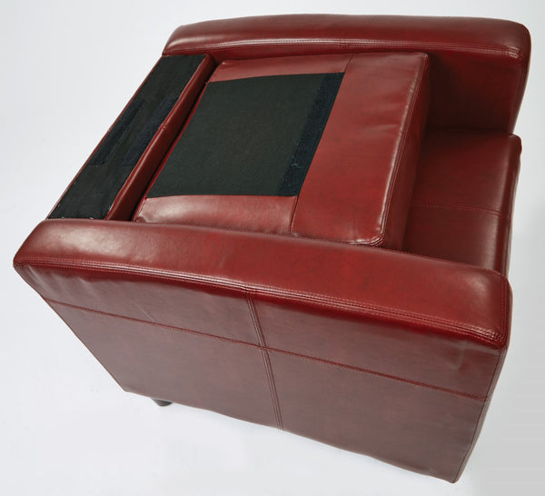 OSP Home Furnishings Venus Club Chair Crimson