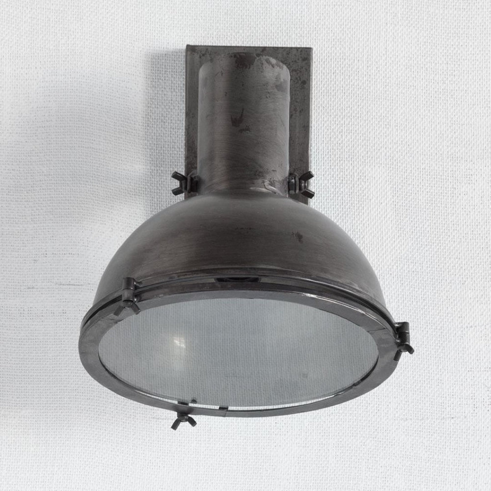 Mercana Taza Industrial Dome Shade Wall Sconce - Steampunk-Inspired Lighting for Modern Home & Commercial Spaces 65123