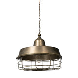 Tahla 14x 14.5 Gold Toned Metal Cage Pendant Light