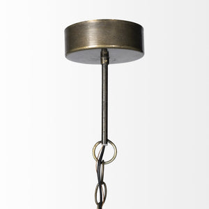 Mercana Tahla 14x14.5 Caged Pendant Light - Elegant Industrial Design for Modern Farmhouse Décor Spaces 65131
