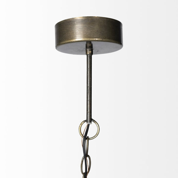 Mercana Tahla 14x14.5 Caged Pendant Light - Elegant Industrial Design for Modern Farmhouse Décor Spaces 65131