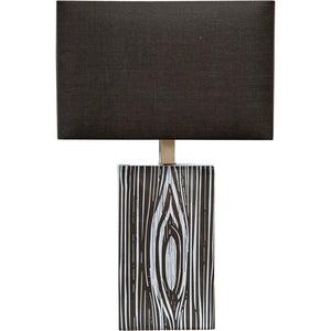 Mercana Maravilla III 11x17 Black/White Pattered Base Black Fabric Shade Wall Sconce  65241