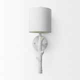 Mercana Sabinal II 7.5x18 White Resin Tree Branch Wall Sconce  65248