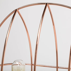 Mercana Sutton Cylindrical Cage Table Lamp – Industrial Elegance for Modern Spaces with Minimalist Charm 65289