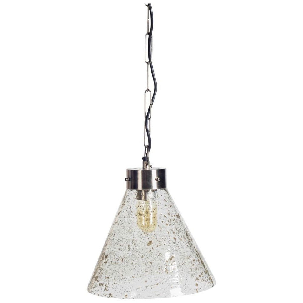 Mercana Thurlow Modern Conical Pendant Light - Stylish Glass Shade for Contemporary Interiors & Ambiance 65365