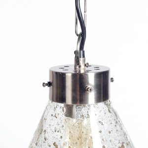 Mercana Thurlow Modern Conical Pendant Light - Stylish Glass Shade for Contemporary Interiors & Ambiance 65365