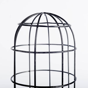 Mercana Carkner I Industrial Table Lamp - Striking Cylindrical Metal Cage Design for Modern Interiors 65378
