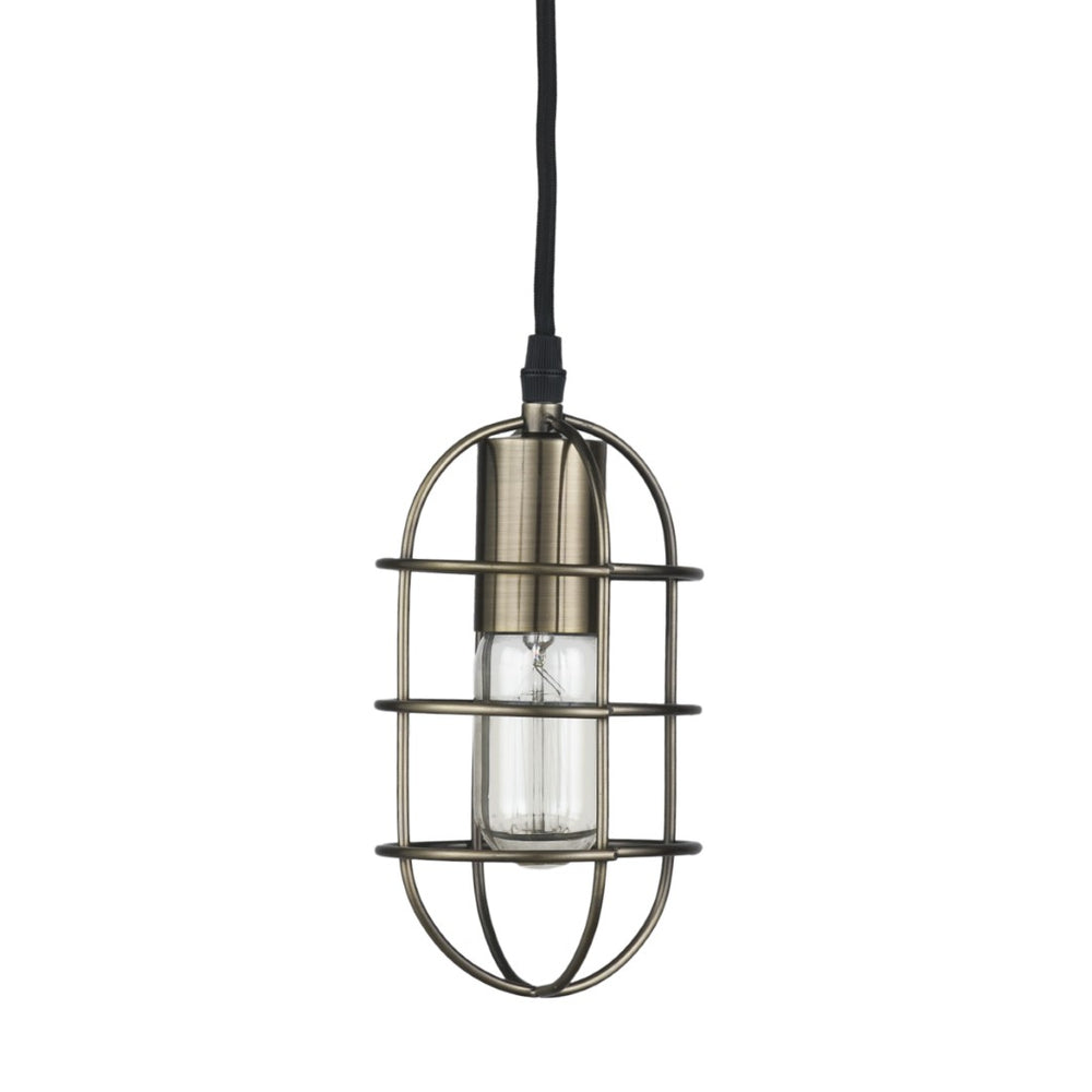 Mercana Hines Nautical-Inspired Industrial Pendant Light with Conical Shade for Modern Home Decor 65392