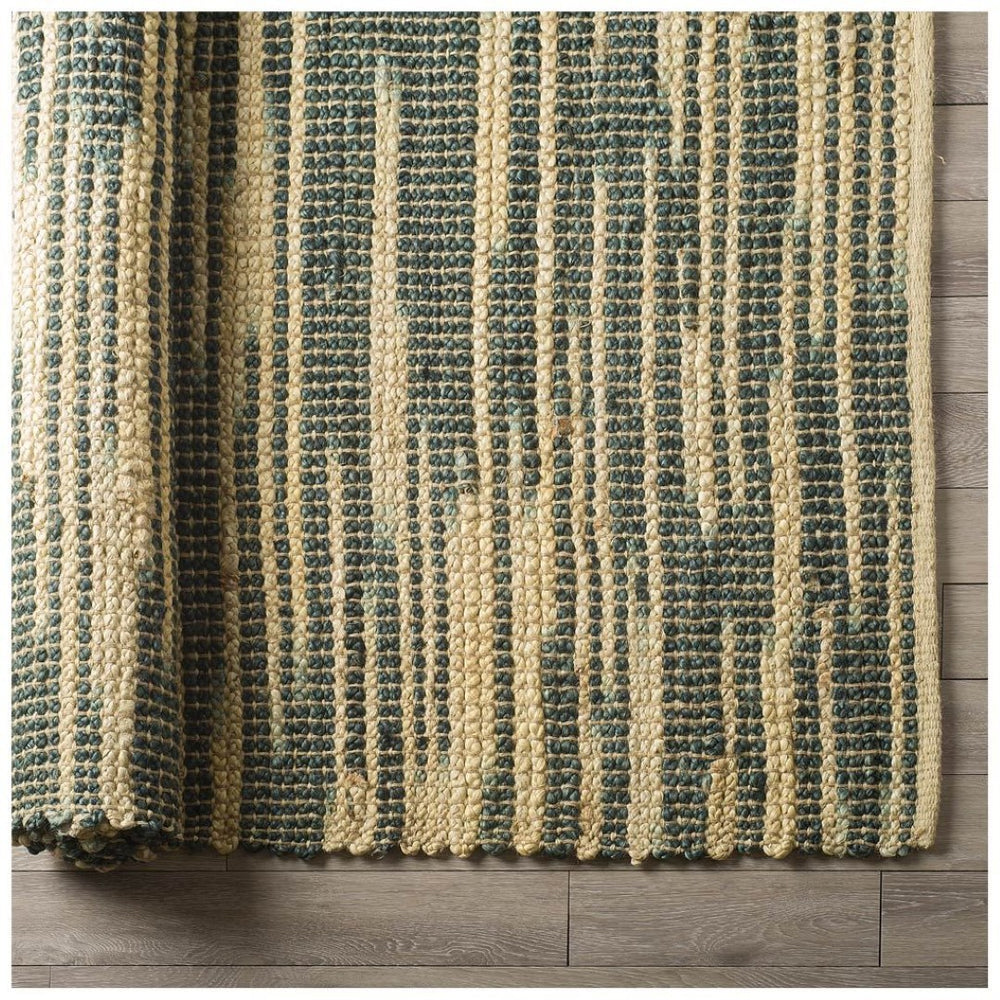 Mercana Deakin Hand-Woven Jute Dhurrie Rug - Eco-Friendly, Artisanal Design for Modern Boho Interiors 70005