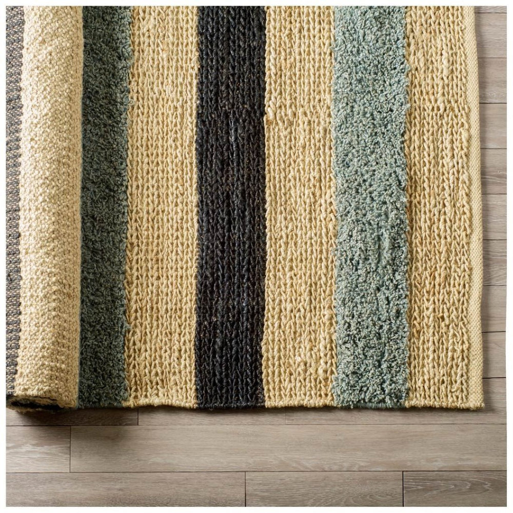 Mercana Dolman Hand-Woven Jute Dhurrie Rug - Versatile Soft Texture for Boho, Urban & Farmhouse Styles 70008